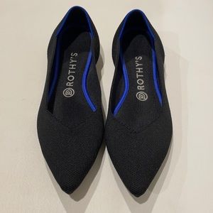 Rothy’s Pointy Black 9.5